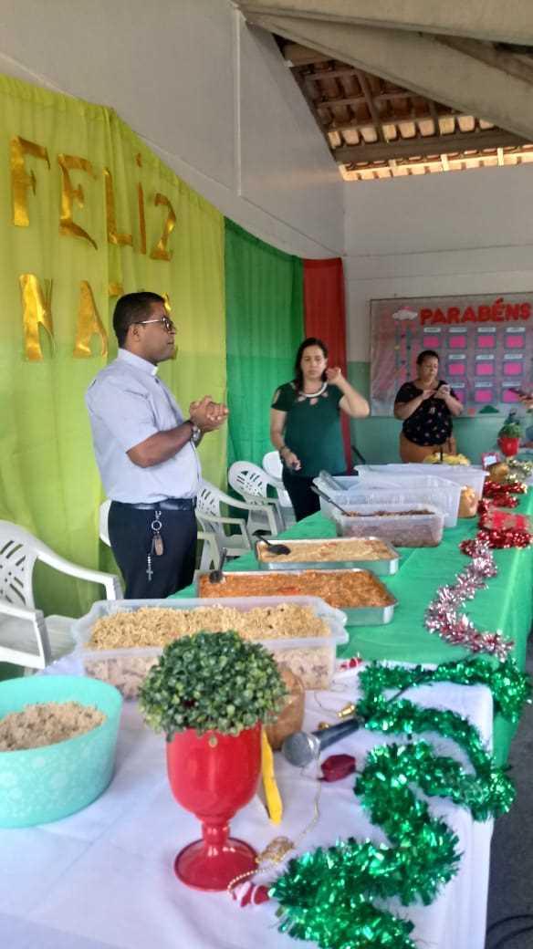 O CAPS Recebe Almoço em Confraternização de Fim de Ano